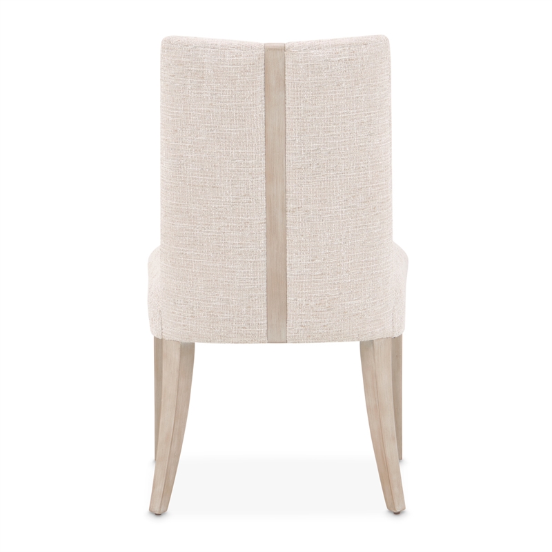 Lotus Bay Set of 2 Dining Side Chairs - Tusk/Sand