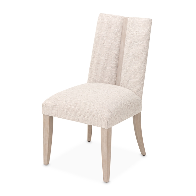 Lotus Bay Set of 2 Dining Side Chairs - Tusk/Sand
