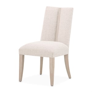 Lotus Bay Set of 2 Dining Side Chairs - Tusk/Sand
