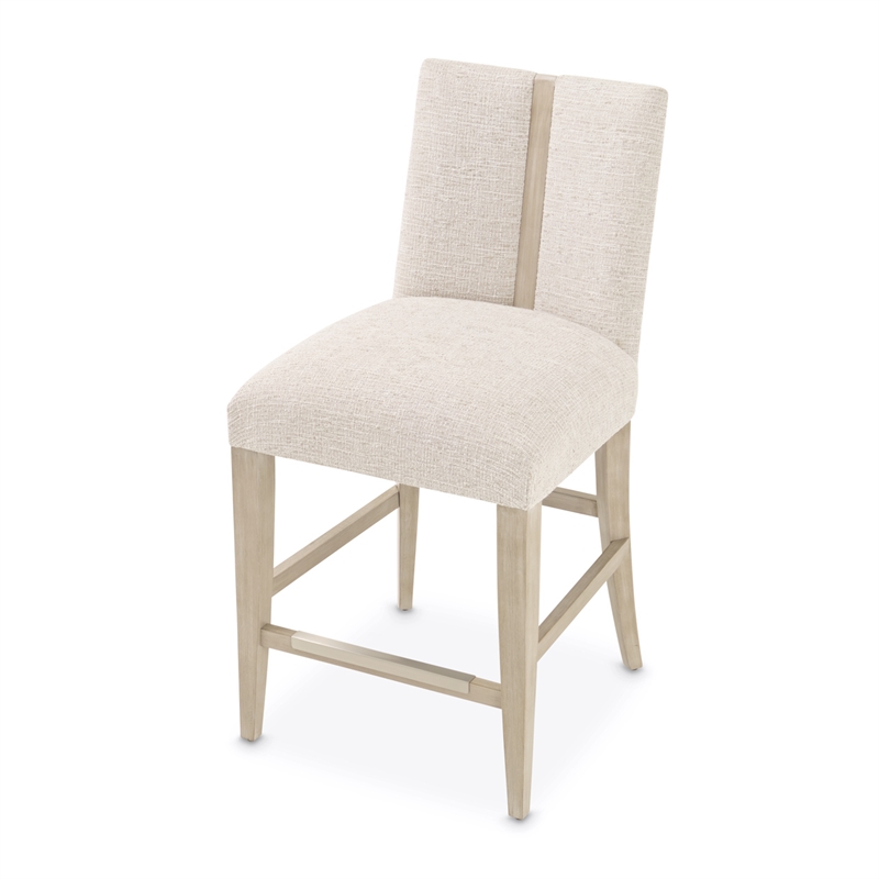 Lotus Bay Bar-Height Gathering Chair - Tusk/Sand
