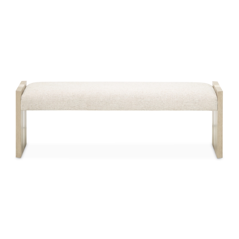 Lotus Bay Accent Bench - Tusk/Sand