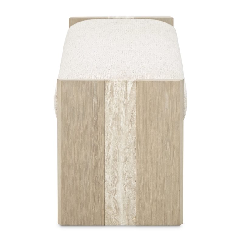 Lotus Bay Accent Bench - Tusk/Sand