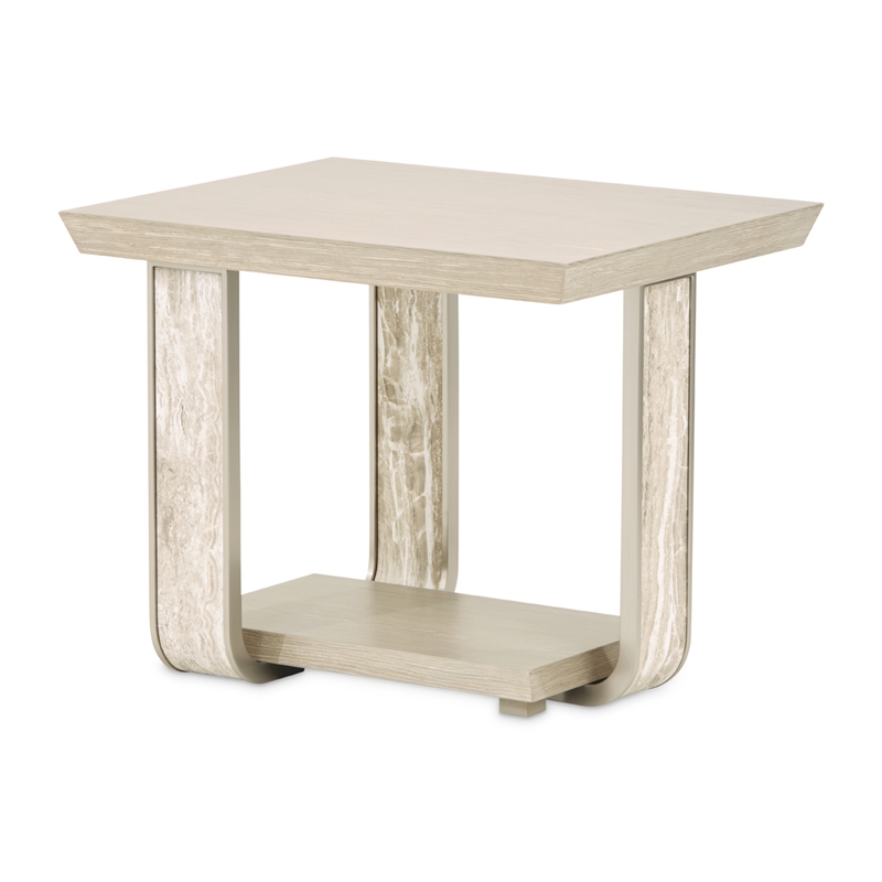 Lotus Bay End Table - Sand
