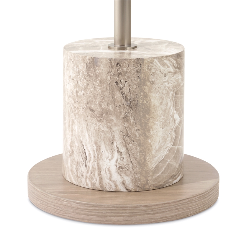 Lotus Bay Round Chairside Table - Sand