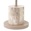 Lotus Bay Round Chairside Table - Sand