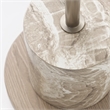 Lotus Bay Round Chairside Table - Sand