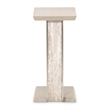 Lotus Bay C-Shaped Accent Table - Sand
