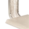 Lotus Bay C-Shaped Accent Table - Sand