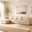 Portrait 5-Piece Modular Sectional - Toffee/Sienna Brown