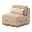 Portrait 5-Piece Modular Sectional - Toffee/Sienna Brown