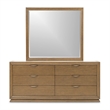 Portrait Dresser with Mirror - Sienna Brown