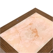 Portrait 1-Drawer Nightstand with LED Lights - Sienna Brown