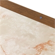 Portrait 2-Drawer Nightstand with LED Lights - Sienna Brown