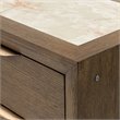 Portrait 5-Drawer Chest with LED Lights - Sienna Brown