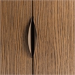 Portrait Wood TV Console - Sienna Brown