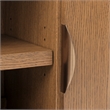 Portrait Wood TV Console - Sienna Brown