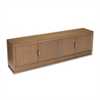 Portrait Wood TV Console - Sienna Brown