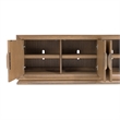Portrait Wood TV Console - Sienna Brown