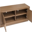 Portrait Wood TV Console - Sienna Brown