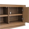 Portrait Wood TV Console - Sienna Brown