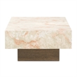Portrait Rectangular Cocktail Table - Sienna Brown