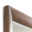 Portrait Wall Accent Mirror - Sienna Brown