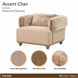 Portrait Accent Chair - Toffee/Sienna Brown