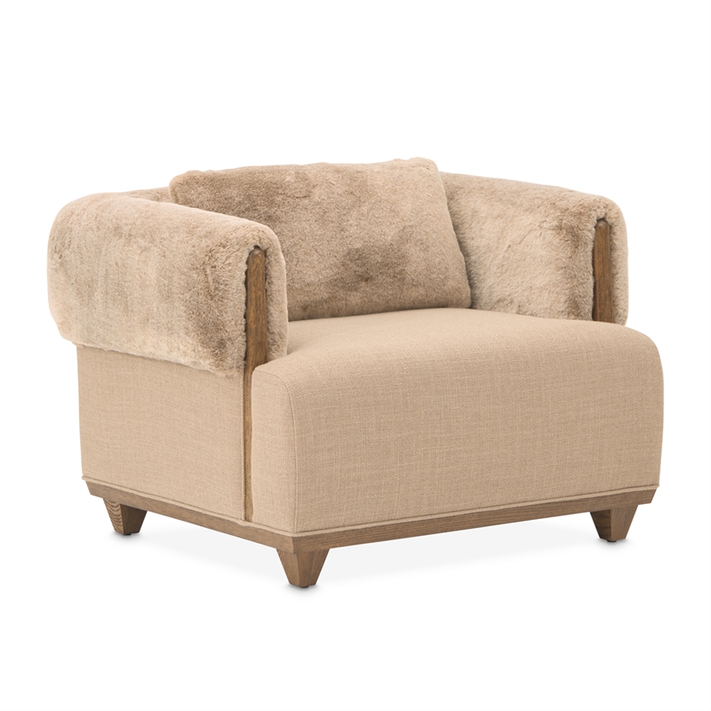 Portrait Accent Chair - Toffee/Sienna Brown