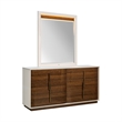 Pavira Dresser with Mirror - Walnut