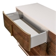 Pavira Dresser with Mirror - Walnut