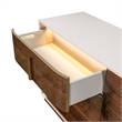 Pavira Dresser with Mirror - Walnut
