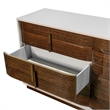 Pavira Dresser with Mirror - Walnut