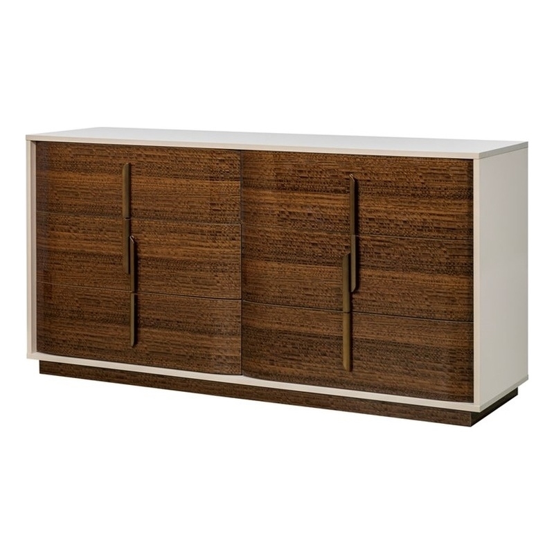 Pavira 6-Drawer Dresser - Walnut