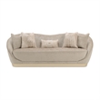 La Rachelle Chenille 3-Seater Sofa - Lustre/Champagne