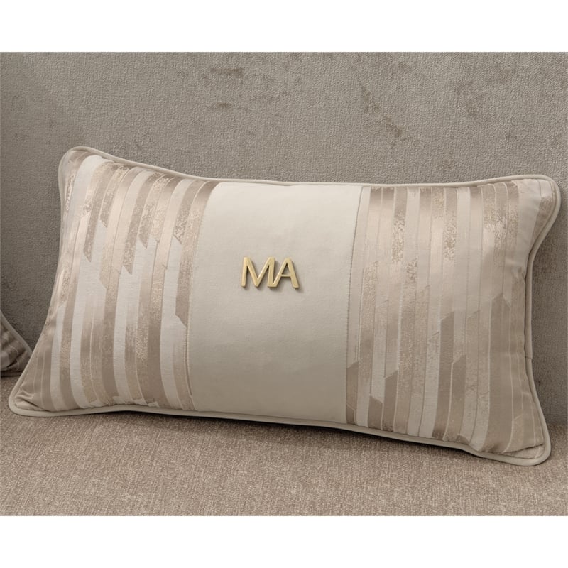 La Rachelle Chenille 3-Seater Sofa - Lustre/Champagne