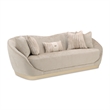 La Rachelle Chenille 3-Seater Sofa - Lustre/Champagne