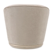 La Rachelle Chenille Swivel Chair - Lustre/Champagne