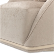 La Rachelle Chenille Swivel Chair - Lustre/Champagne