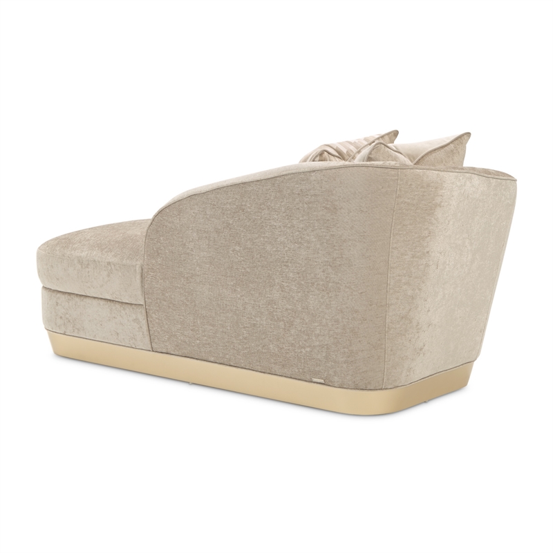 La Rachelle Chenille Chaise - Lustre/Champagne