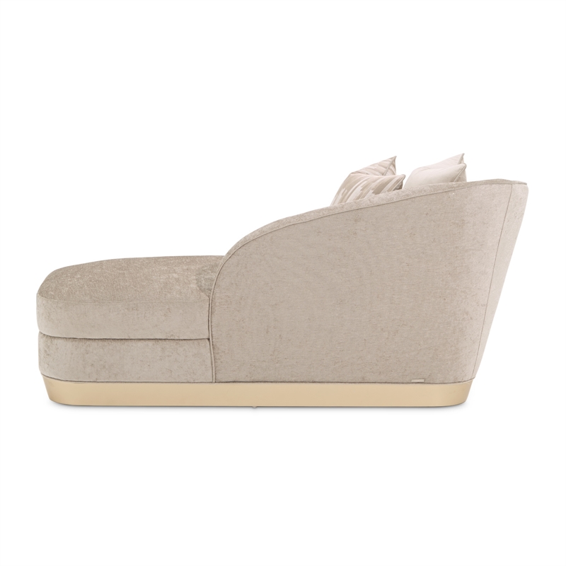 La Rachelle Chenille Chaise - Lustre/Champagne