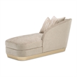 La Rachelle Chenille Chaise - Lustre/Champagne