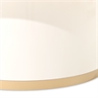 Gineverra Rectangular Cocktail Table - Ivory/Gold