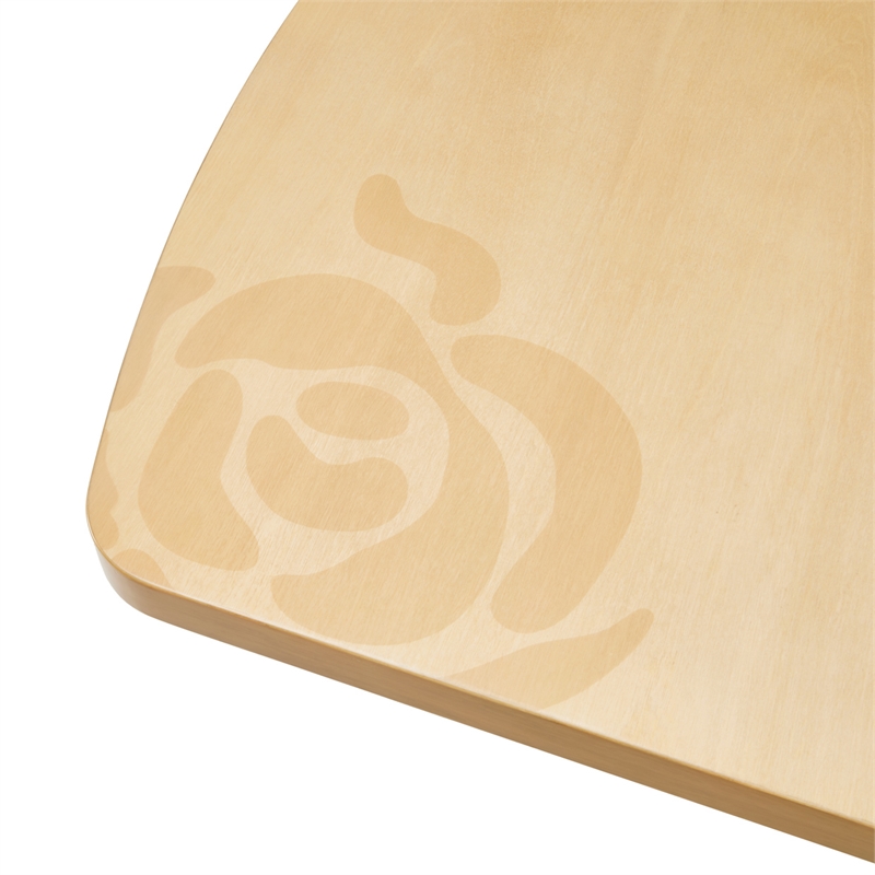 Camellia Field Extendable Pedestal Dining Table - Caramel