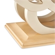 Camellia Field Extendable Pedestal Dining Table - Caramel