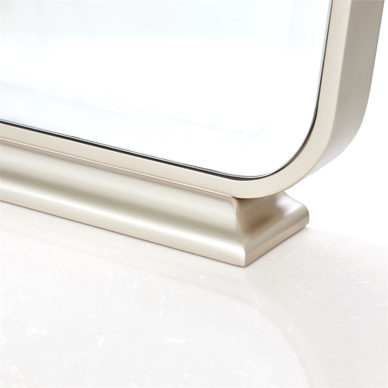 Camellia Field Dresser & Mirror - Caramel