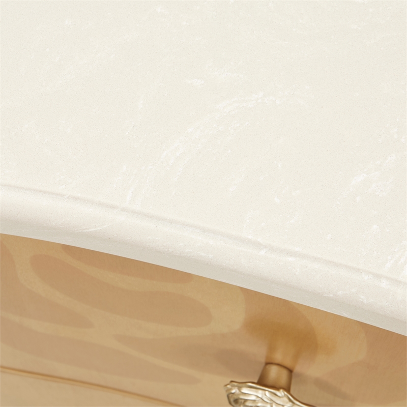 Camellia Field Dresser & Mirror - Caramel