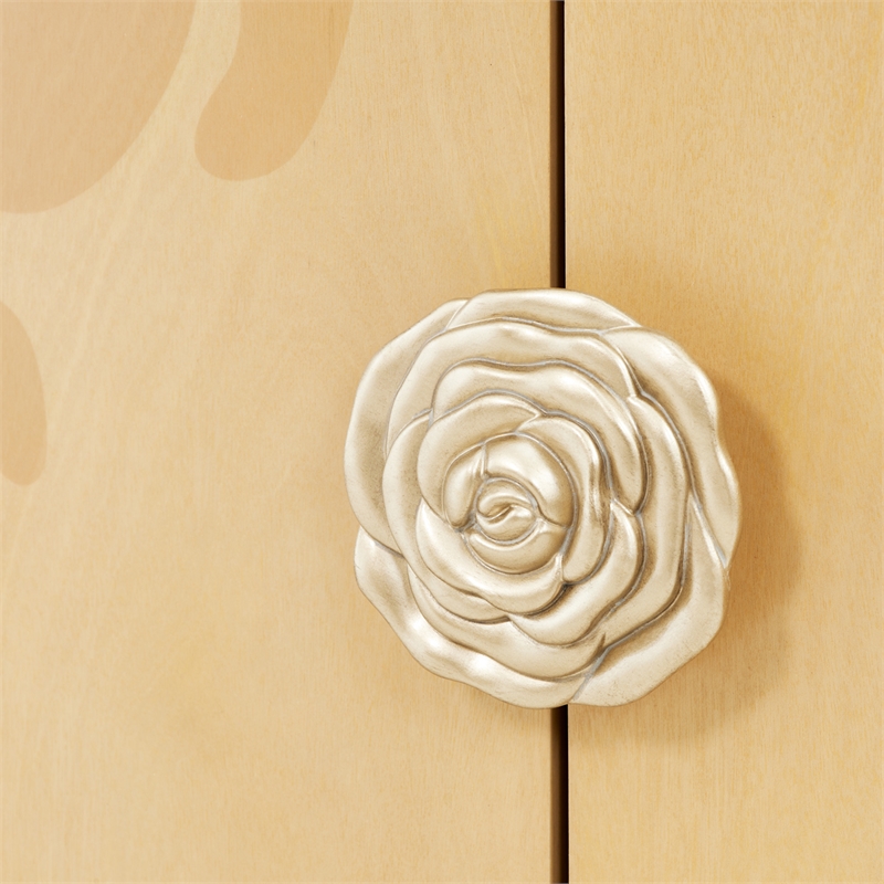 Camellia Field Dresser & Mirror - Caramel
