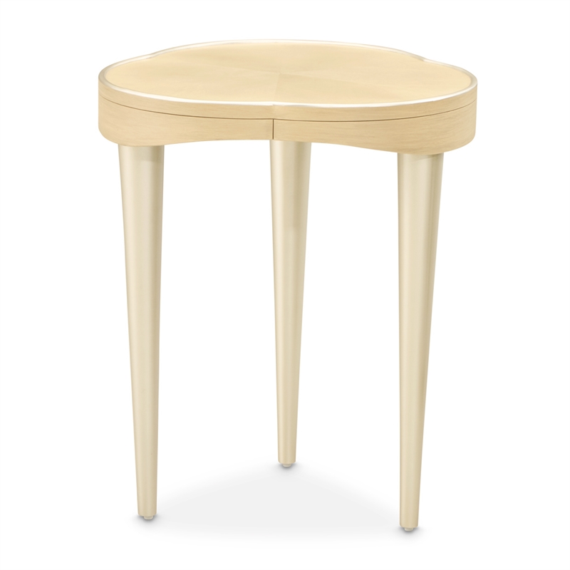 Camellia Field Chairside Accent Table - Caramel