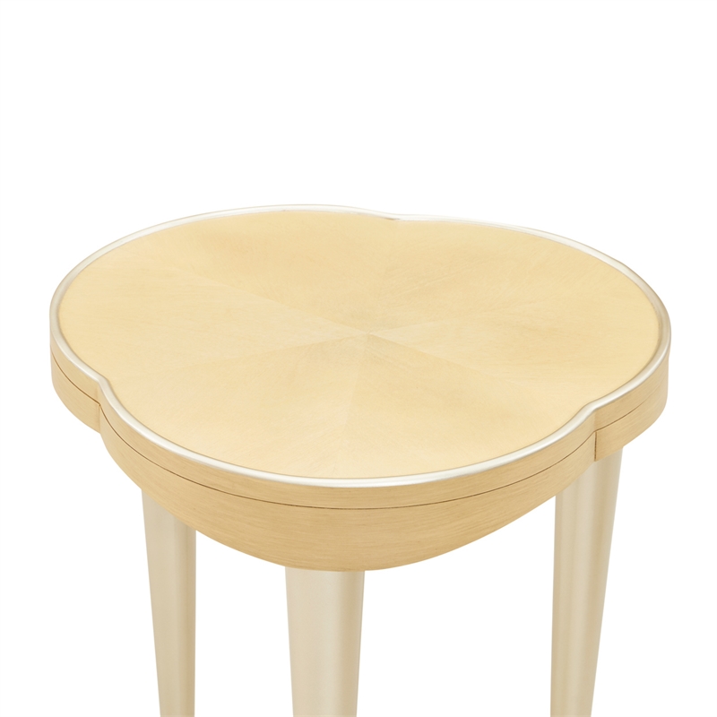 Camellia Field Chairside Accent Table - Caramel