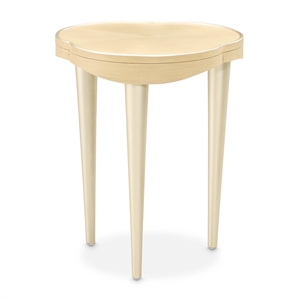Camellia Field Chairside Accent Table - Caramel